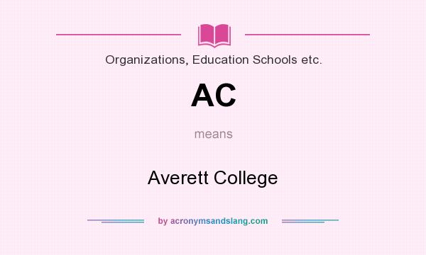 What does AC mean? It stands for Averett College