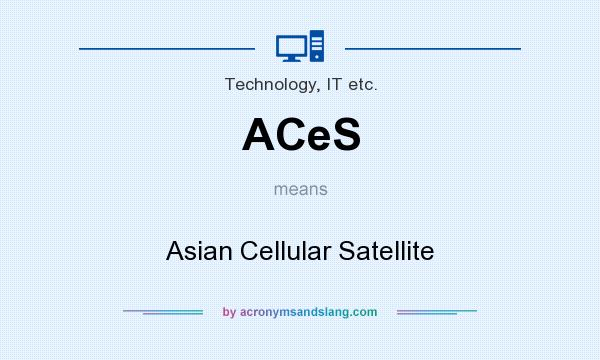 What does ACeS mean? It stands for Asian Cellular Satellite