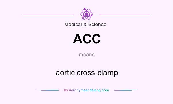 What does ACC mean? It stands for aortic cross-clamp