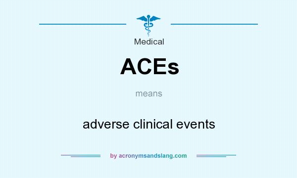 What does ACEs mean? It stands for adverse clinical events
