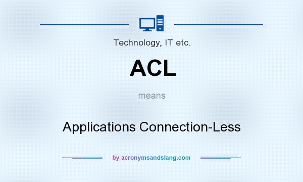 What does ACL mean? It stands for Applications Connection-Less