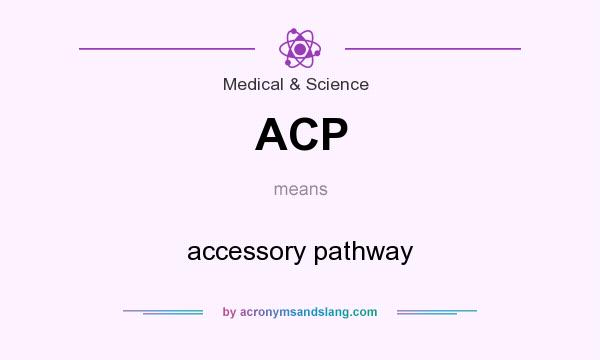 What does ACP mean? It stands for accessory pathway