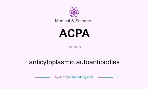 What does ACPA mean? It stands for anticytoplasmic autoantibodies