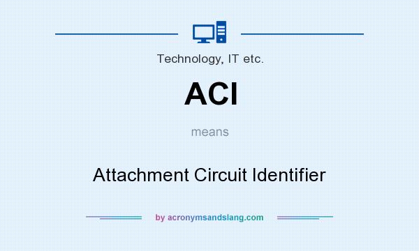 What does ACI mean? It stands for Attachment Circuit Identifier
