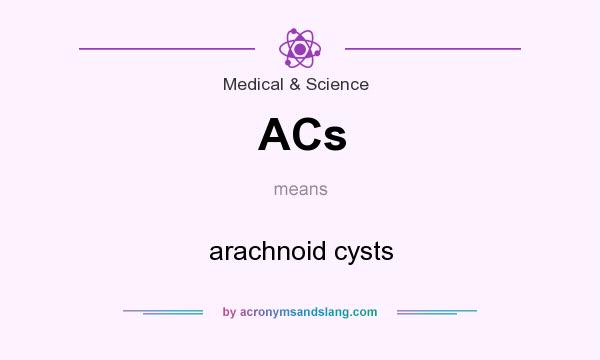 What does ACs mean? It stands for arachnoid cysts