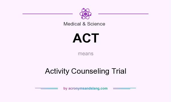 What does ACT mean? It stands for Activity Counseling Trial