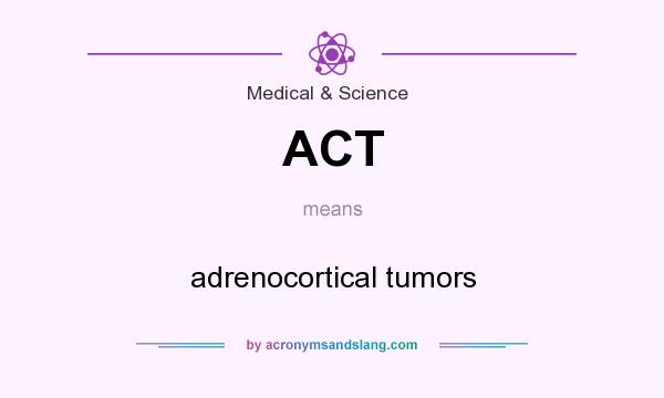 What does ACT mean? It stands for adrenocortical tumors