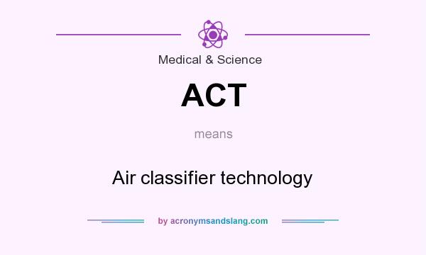 What does ACT mean? It stands for Air classifier technology
