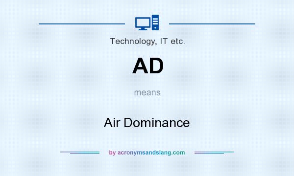 What does AD mean? It stands for Air Dominance