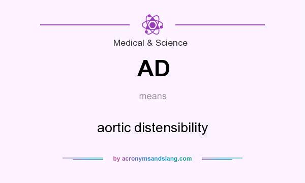 What does AD mean? It stands for aortic distensibility