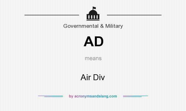 What does AD mean? It stands for Air Div