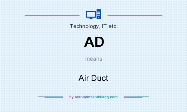 What does AD mean? It stands for Air Duct