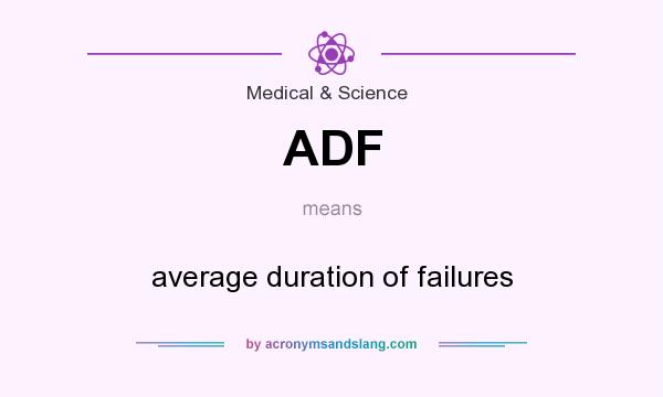 What does ADF mean? It stands for average duration of failures