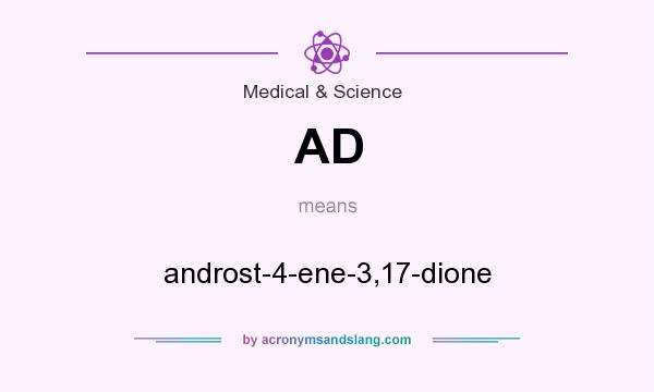 What does AD mean? It stands for androst-4-ene-3,17-dione