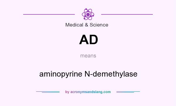 What does AD mean? It stands for aminopyrine N-demethylase