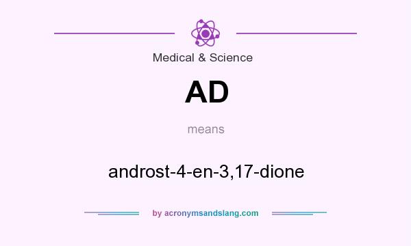 What does AD mean? It stands for androst-4-en-3,17-dione