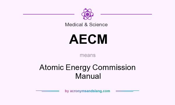 What does AECM mean? It stands for Atomic Energy Commission Manual
