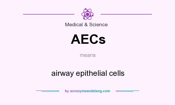 What does AECs mean? It stands for airway epithelial cells