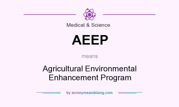 What does AEEP mean? It stands for Agricultural Environmental Enhancement Program