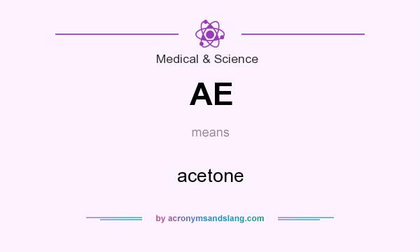 What does AE mean? It stands for acetone