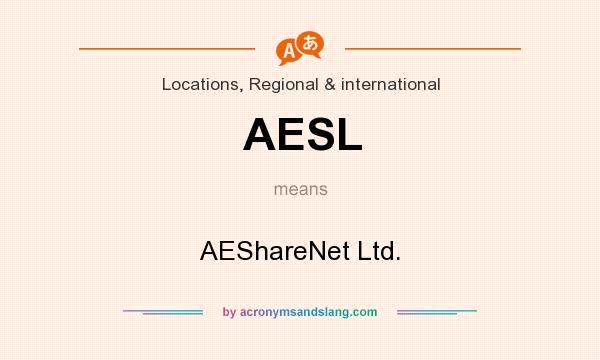 What does AESL mean? It stands for AEShareNet Ltd.