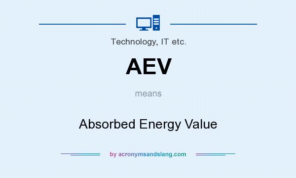 What does AEV mean? It stands for Absorbed Energy Value