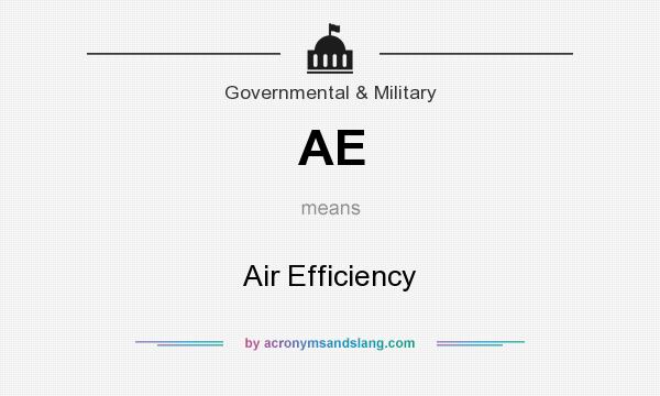What does AE mean? It stands for Air Efficiency
