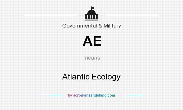 What does AE mean? It stands for Atlantic Ecology