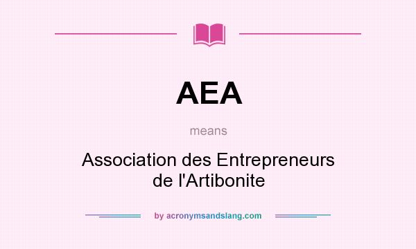 What does AEA mean? It stands for Association des Entrepreneurs de l`Artibonite