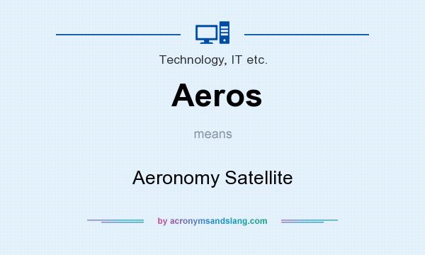 What does Aeros mean? It stands for Aeronomy Satellite