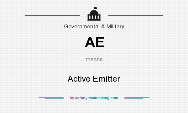 What does AE mean? It stands for Active Emitter
