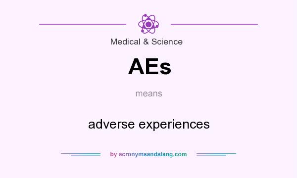 What does AEs mean? It stands for adverse experiences