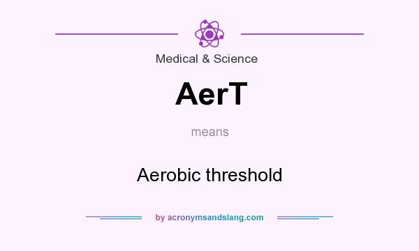What does AerT mean? It stands for Aerobic threshold