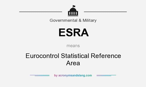 What does ESRA mean? It stands for Eurocontrol Statistical Reference Area