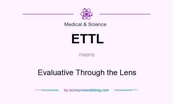 What does ETTL mean? It stands for Evaluative Through the Lens