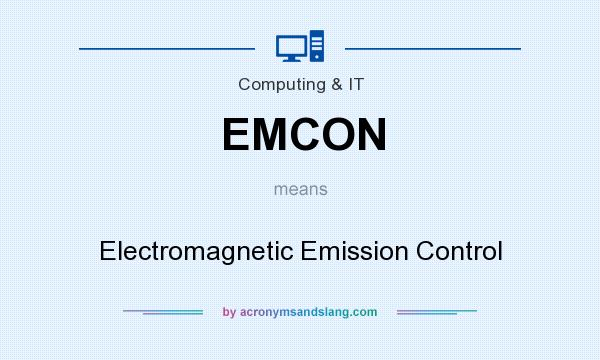 What does EMCON mean? It stands for Electromagnetic Emission Control