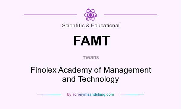 What does FAMT mean? It stands for Finolex Academy of Management and Technology