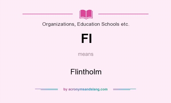 What does Fl mean? It stands for Flintholm