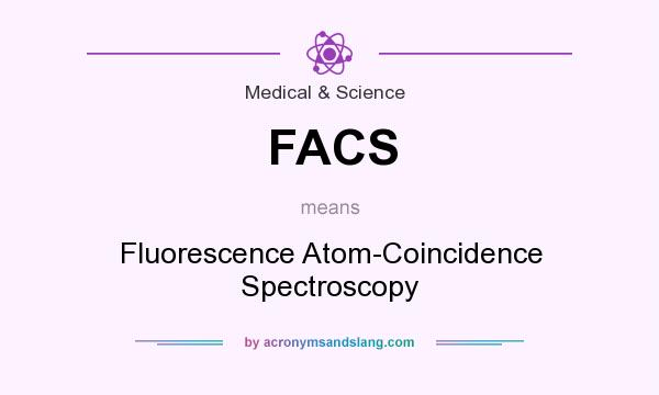 What does FACS mean? It stands for Fluorescence Atom-Coincidence Spectroscopy