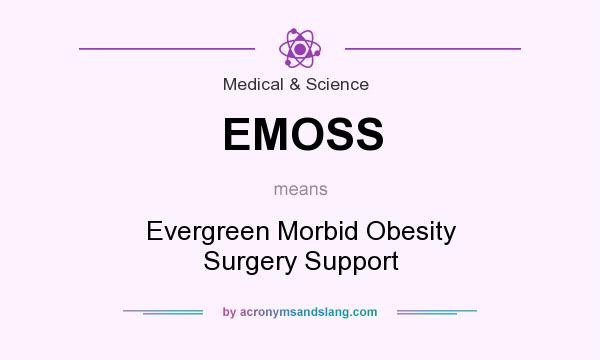 What does EMOSS mean? It stands for Evergreen Morbid Obesity Surgery Support