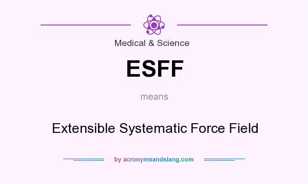 What does ESFF mean? It stands for Extensible Systematic Force Field