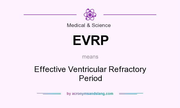 What does EVRP mean? It stands for Effective Ventricular Refractory Period
