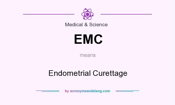 What does EMC mean? It stands for Endometrial Curettage