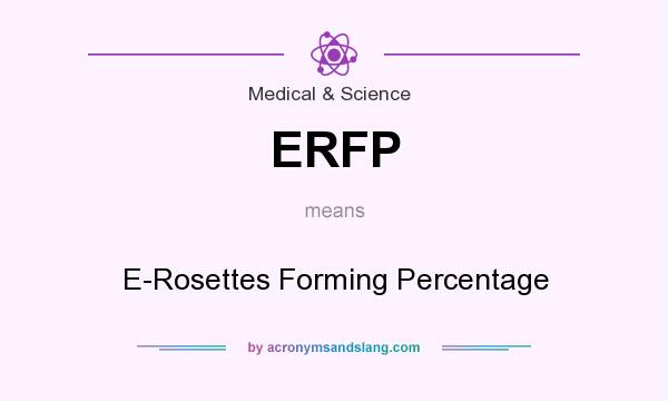 What does ERFP mean? It stands for E-Rosettes Forming Percentage