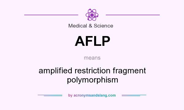 What does AFLP mean? It stands for amplified restriction fragment polymorphism