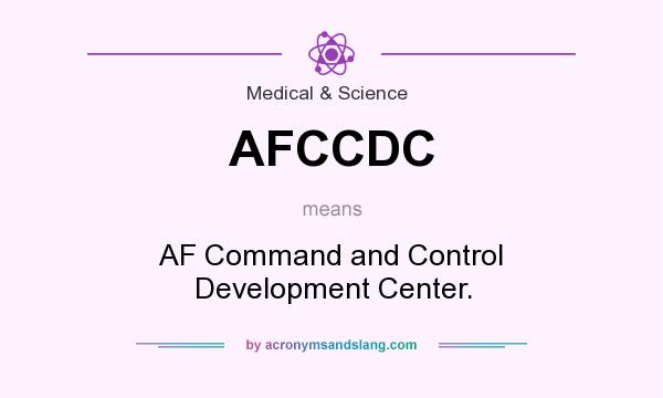 What does AFCCDC mean? It stands for AF Command and Control Development Center.