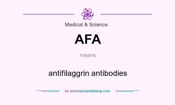 What does AFA mean? It stands for antifilaggrin antibodies
