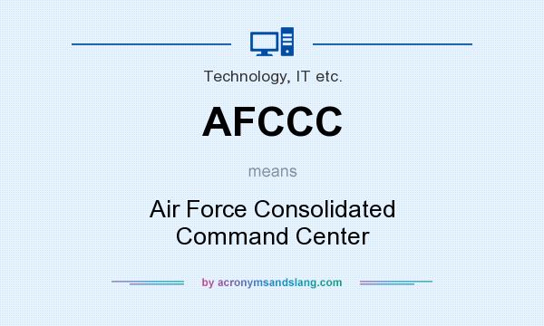 What does AFCCC mean? It stands for Air Force Consolidated Command Center