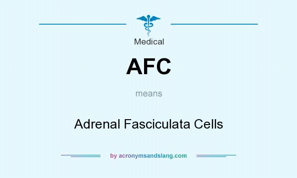 What does AFC mean? It stands for Adrenal Fasciculata Cells