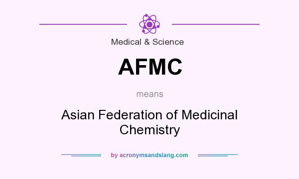 What does AFMC mean? It stands for Asian Federation of Medicinal Chemistry